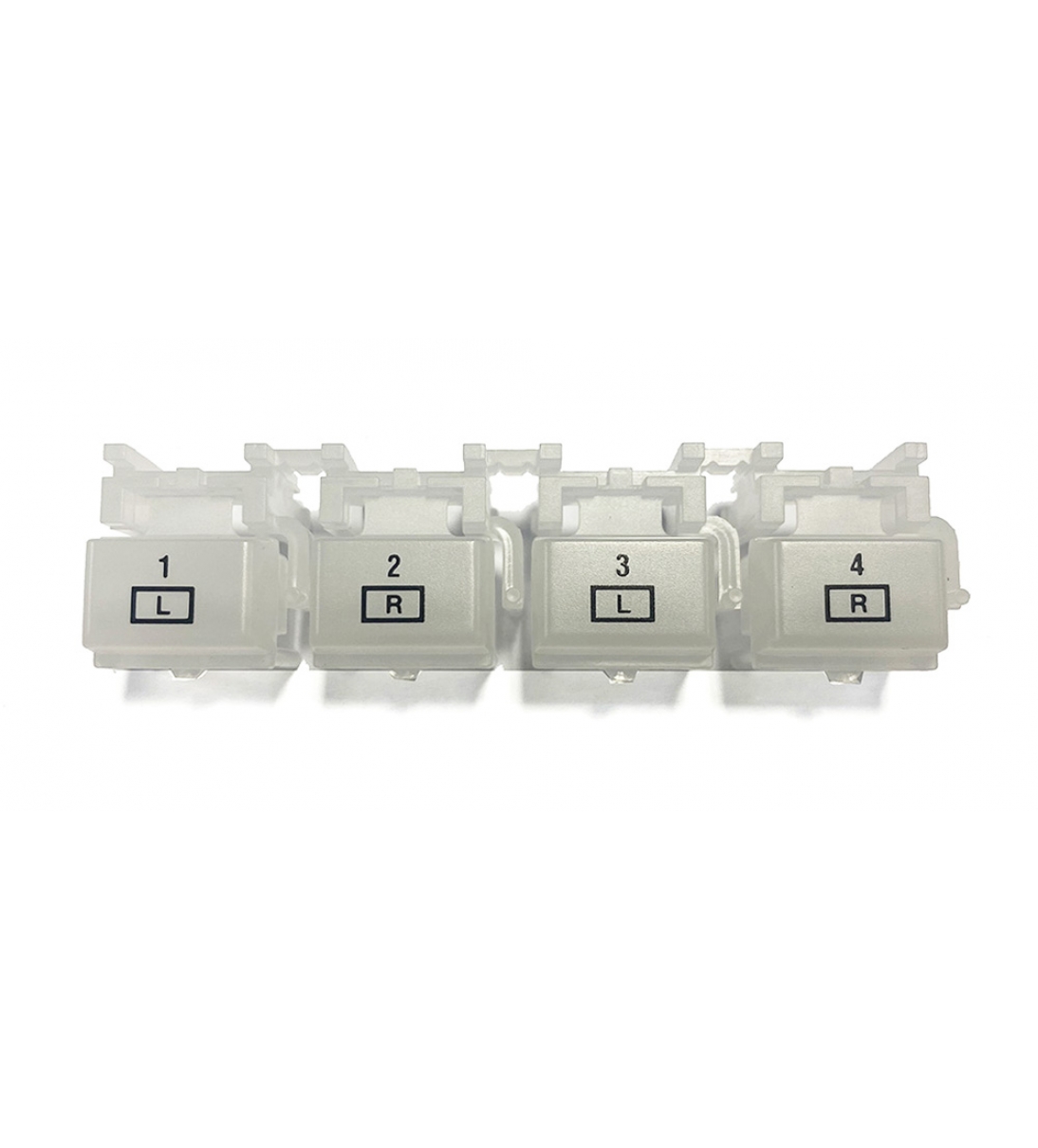 Set di quattro pulsanti (1-4) per registratore digitale, Korg 620041100