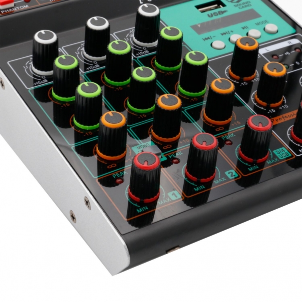 F4A Mixer 3 canali MP3 USB Bluetooth con Effetto Echo