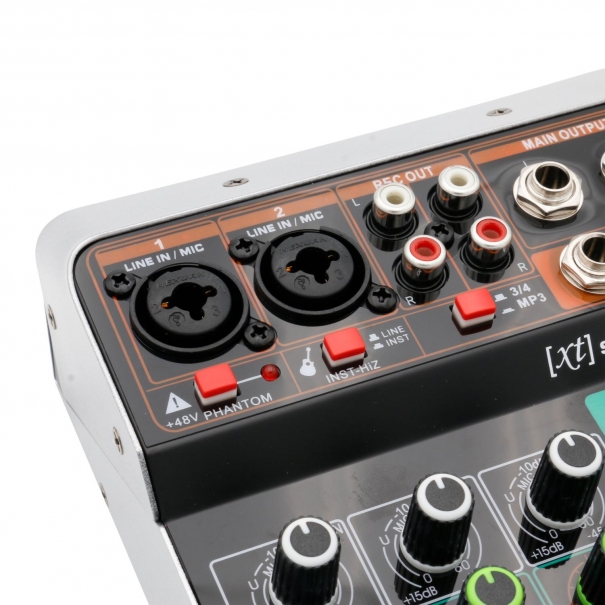 F4A Mixer 3 canali MP3 USB Bluetooth con Effetto Echo