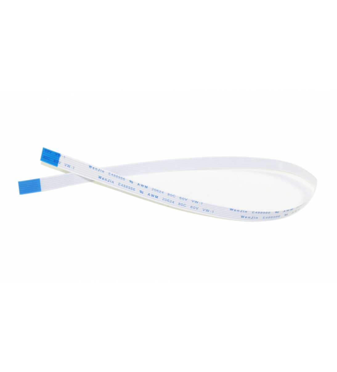 Cavo piatto flessibile (FFC) a 6 fili, lunghezza 80 mm, passo 1 mm, Korg 510476501146