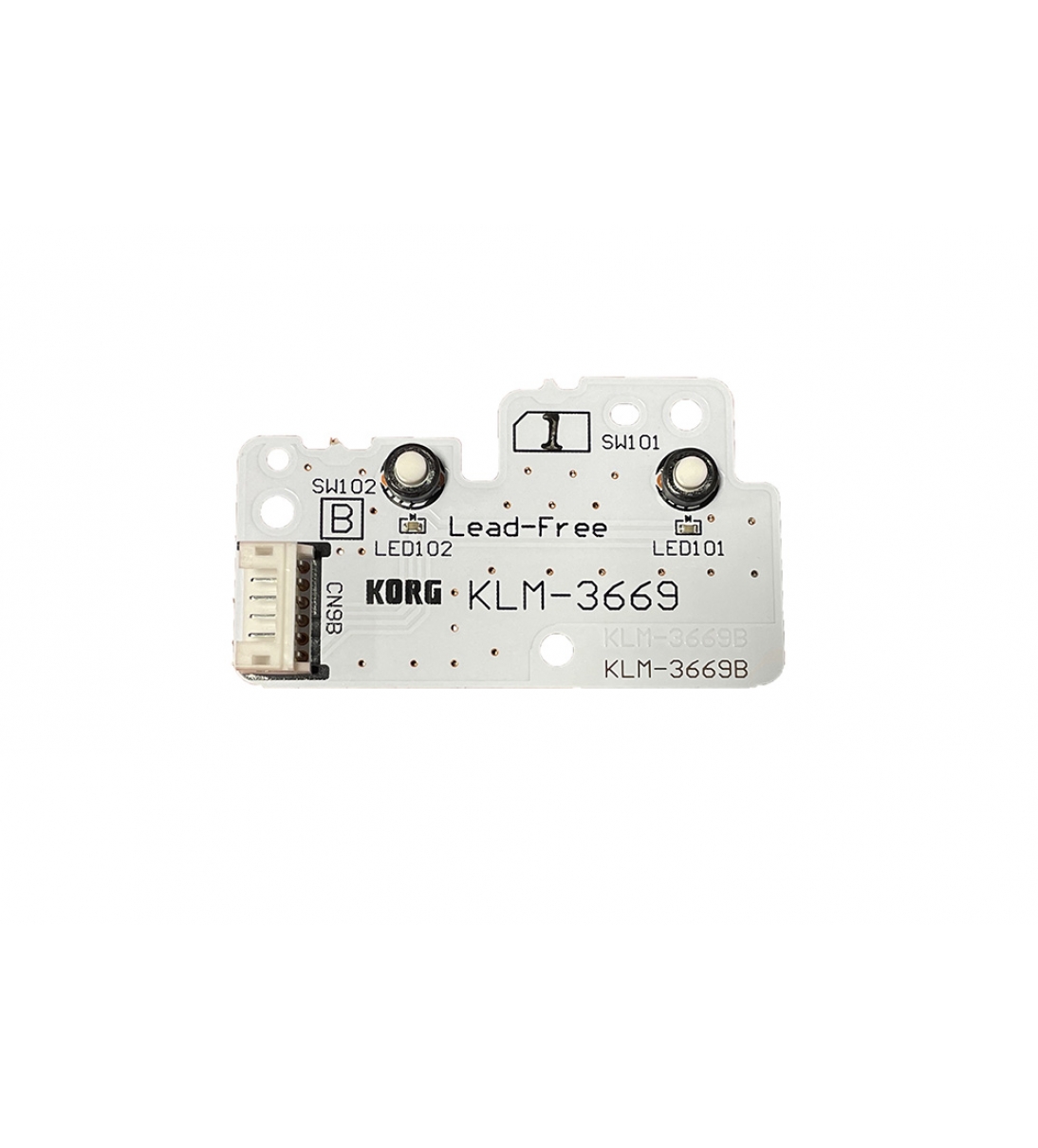 Questa è la scheda interruttori (SW1/2) per la tastiera Korg Kross 2 a 88 tasti, Korg KLM-3669