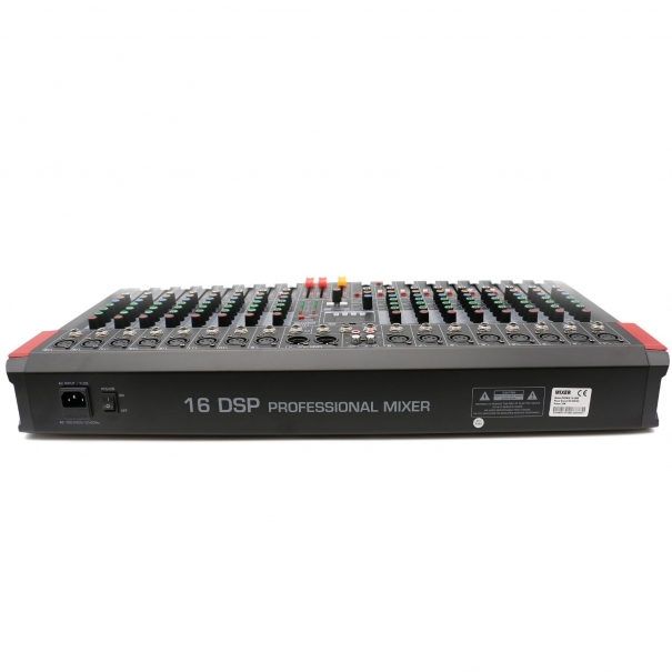 EVOMIX-16-USB Mixer/Scheda Audio 16 canali, multieffetto DSP, interfaccia USB, lettore Mp3, Bluetooth