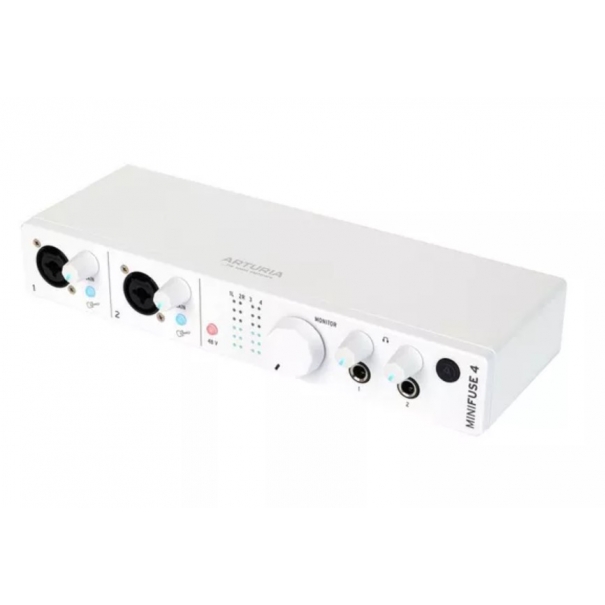 Minifuse 4 White INTERFACCIA AUDIO USB-C CON 2 INPUT COMBO, 2 INPUT TRS, 4 OUT