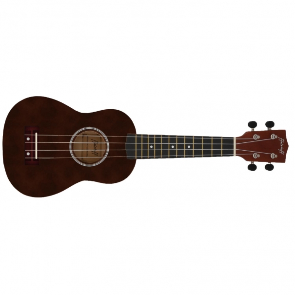 ffalstaff Ukulele Soprano 21" Superior Satinato con custodia (Rosso Scuro)   (Prezzo valido solo con acquisto On Line)