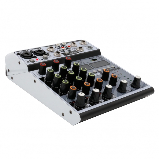 D4-BT Mixer/Scheda Audio 4 canali MP3 USB Bluetooth