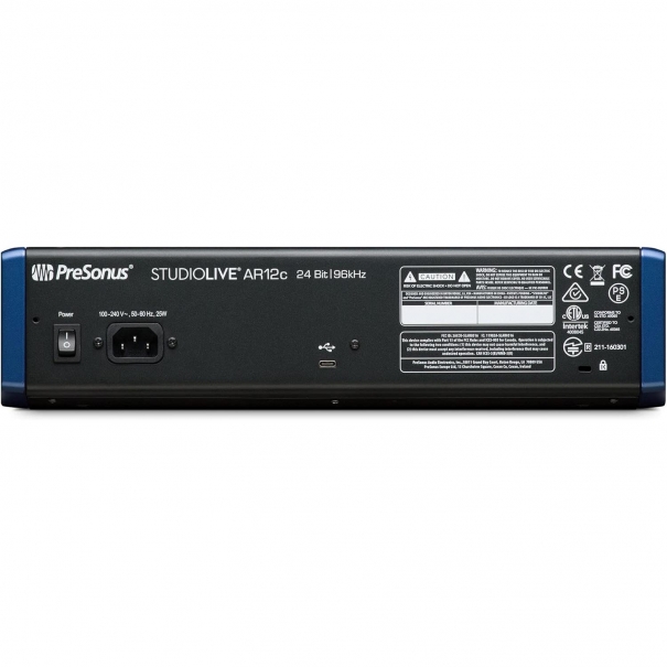 StudioLive AR12c Mixer/Interfaccia Audio Analogico - Digitale 12 Canali