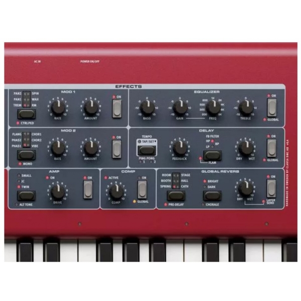 Piano 6 88 Stage Keyboard Piano, Organo, Sintetizzatore 88 tasti pesati a triplo sensore - B029NO180901
