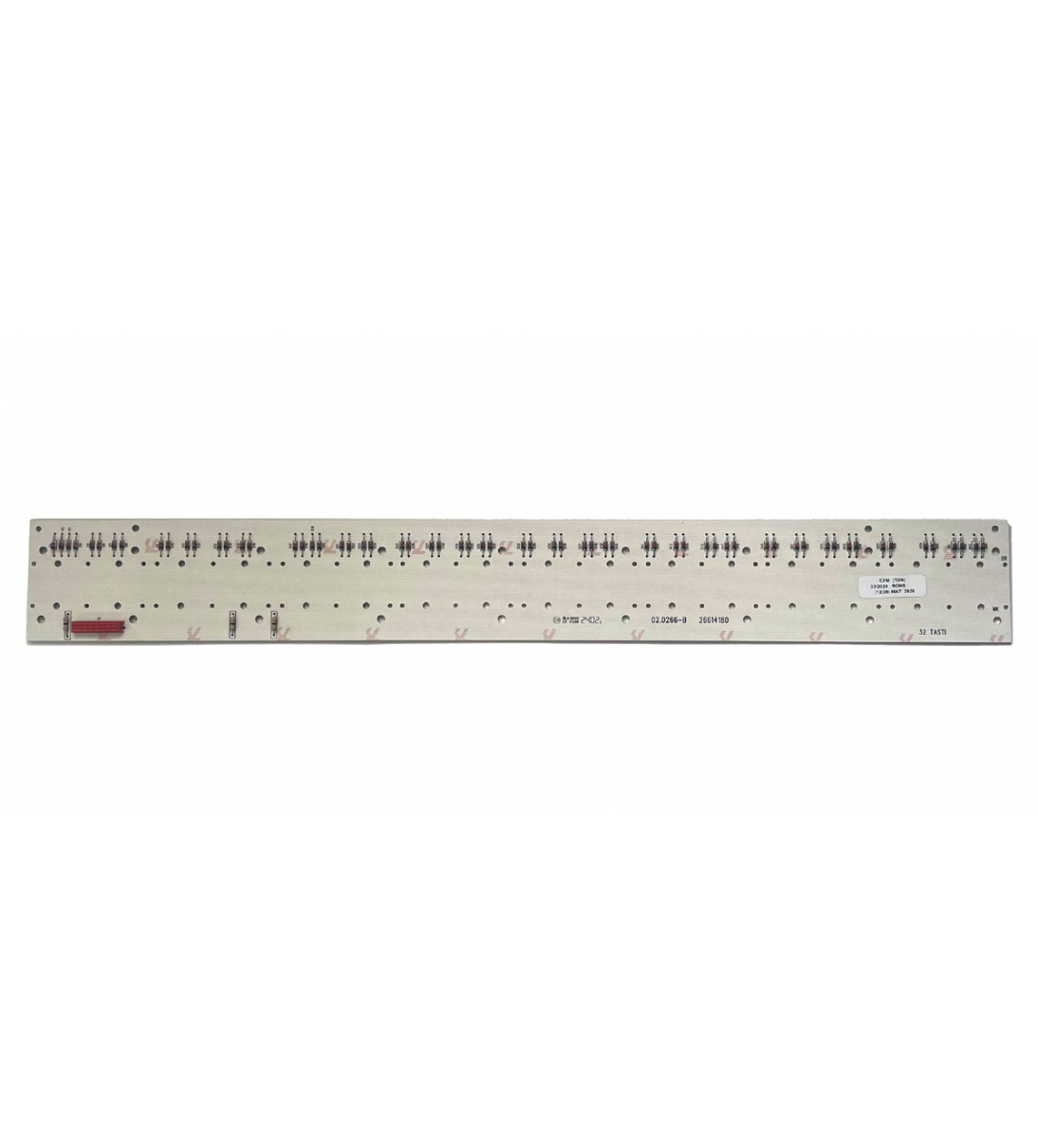 Scheda contatti tastiera, estensione 32 note (Basso)