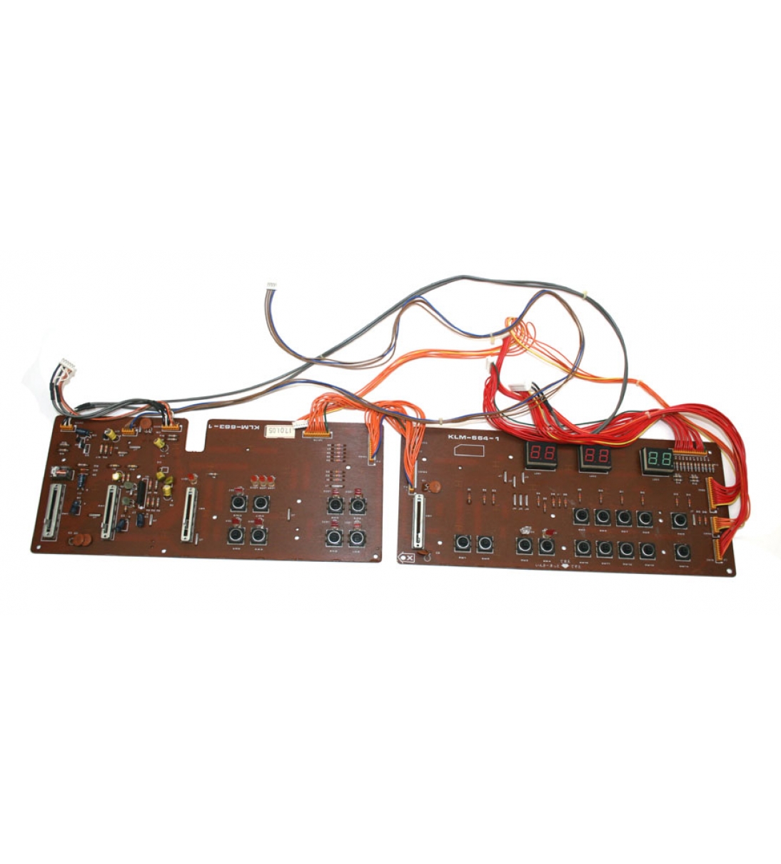 Pannelli (KLM-663 e KLM-664) con cablaggio, per sintetizzatore Korg DW-8000