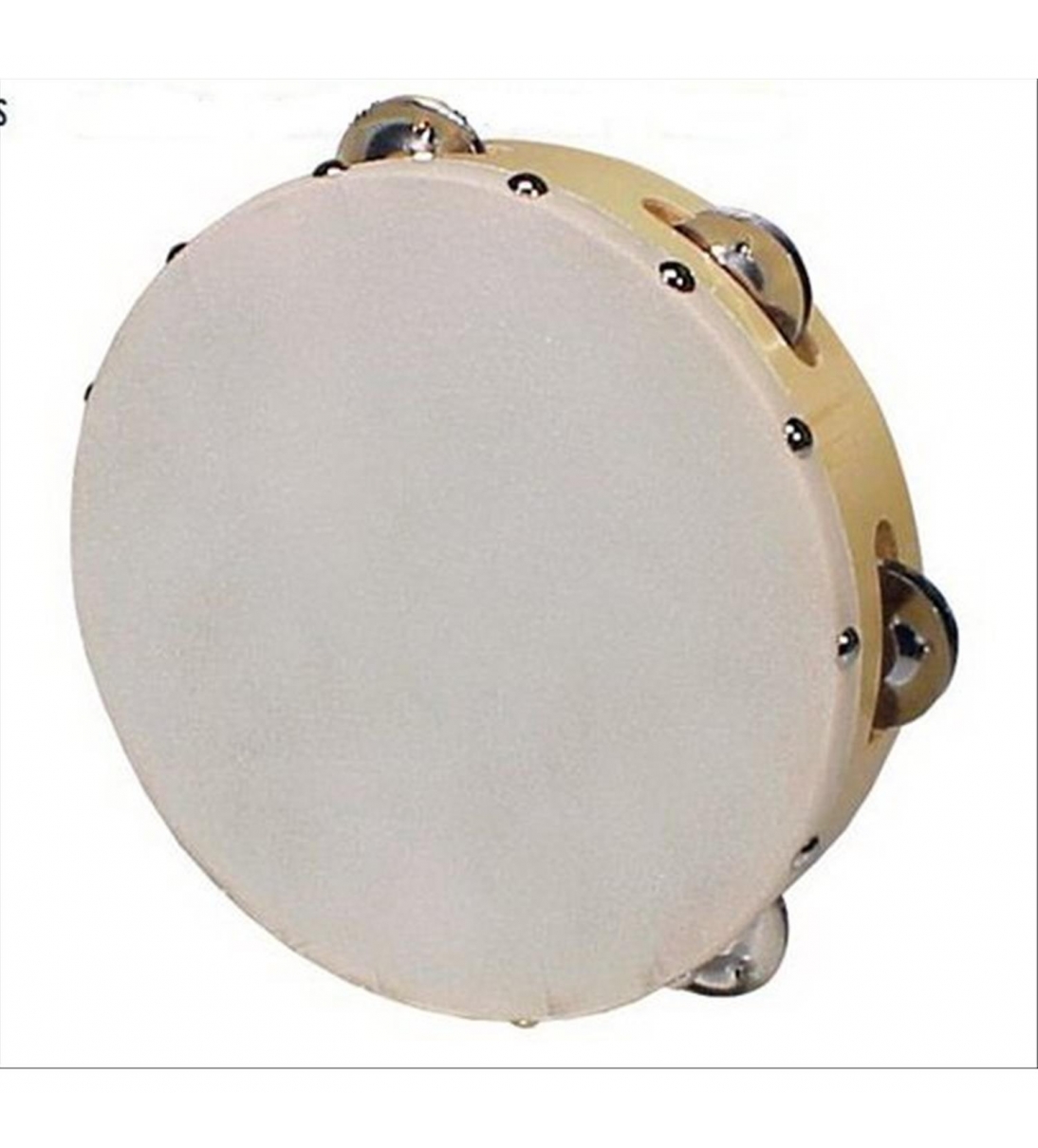 Tamburello con Pelle da 6" (15cm) con sonagli