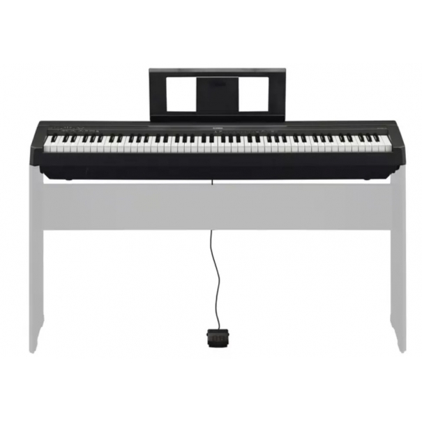 P-45 PIANOFORTE DIGITALE 88 TASTI PESATI NERO
