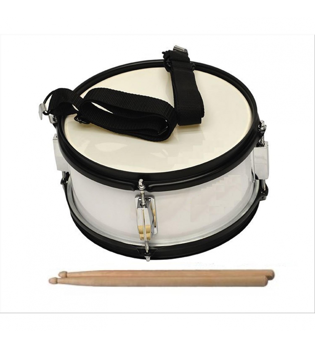 Rullante Junior da Marcia 12"x7" in Legno 4 Tiranti (Bianco)
