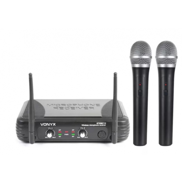 STWM712 SISTEMA MICROFONICO WIRELESS VHF CON 2 MICROFONI PALMARI