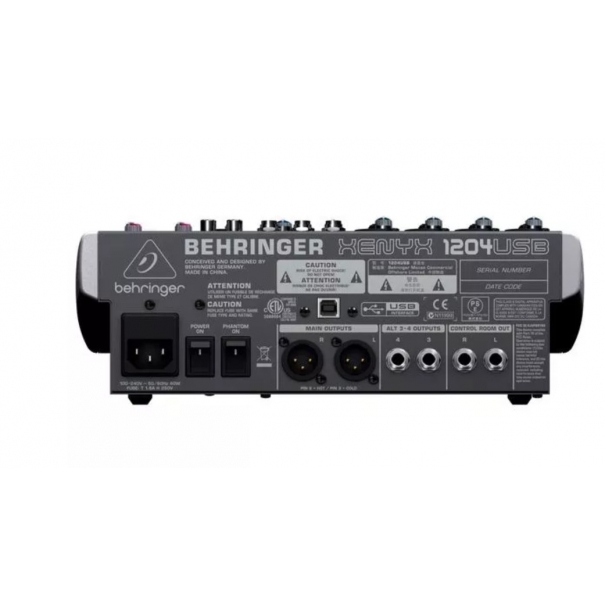 Xenyx 1204 USB MIXER PASSIVO 12 INGRESSI CON INTERFACCIA AUDIO USB