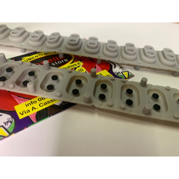 Gommini conduttivi 12 tasti KST Rubber 12 note 2 contatti Korg  - [11900120] , Ricambi Originali [B027KO79101]