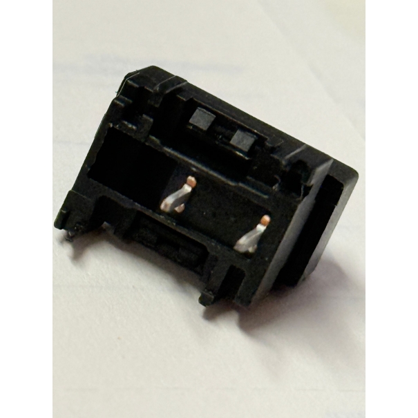 Interruttore a pulsante, con cappuccio nero 22030 o 25277