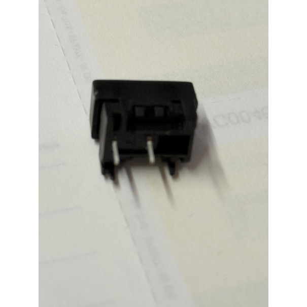 Interruttore a pulsante, con cappuccio nero 22030 o 25277