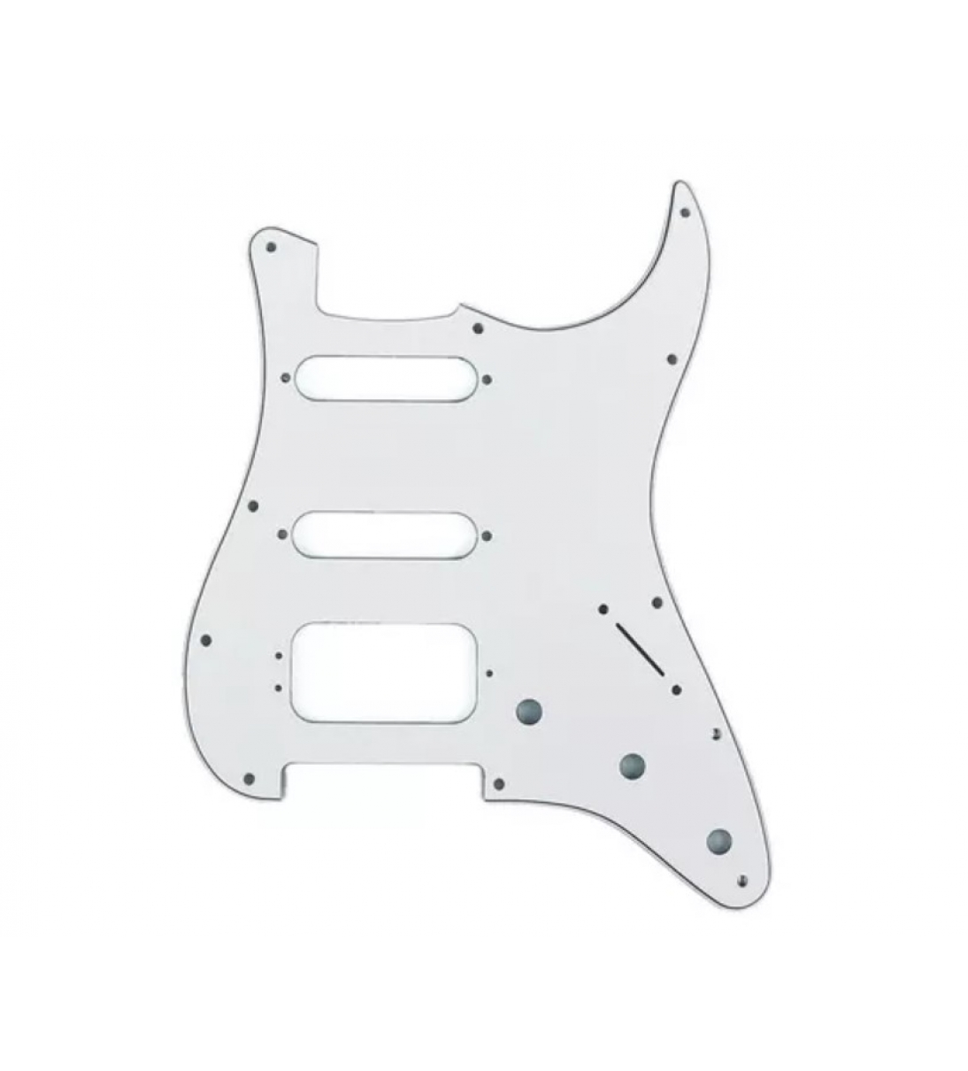 Strat Special Pickguard HSS 3-Ply White