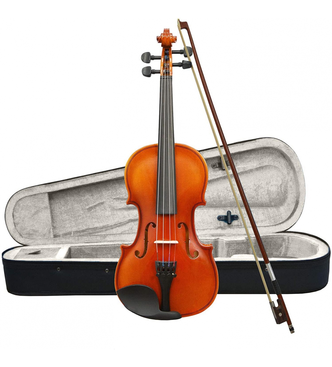 Violino 3/4 Laminato Finitura Lucida (archetto palissandro, colofonia e custodia sagomata)