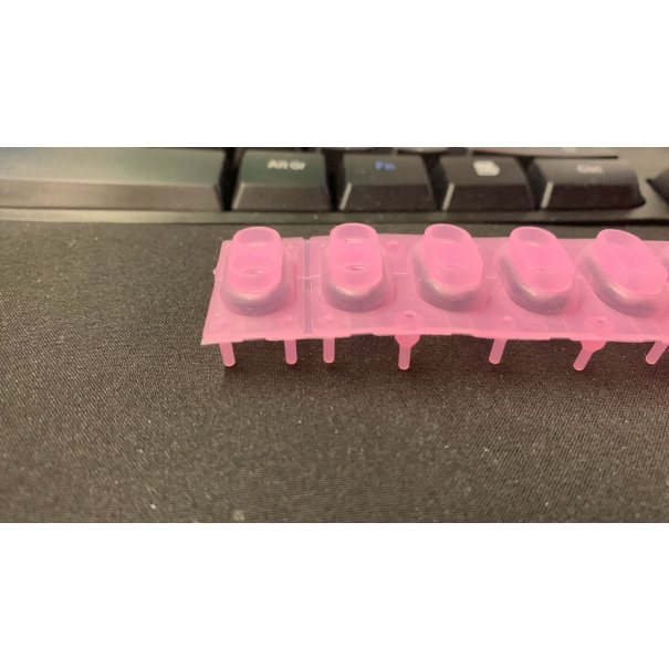 Gommini Conduttivi 12 tasti per M-audio Serie Code (Colore Rosa)