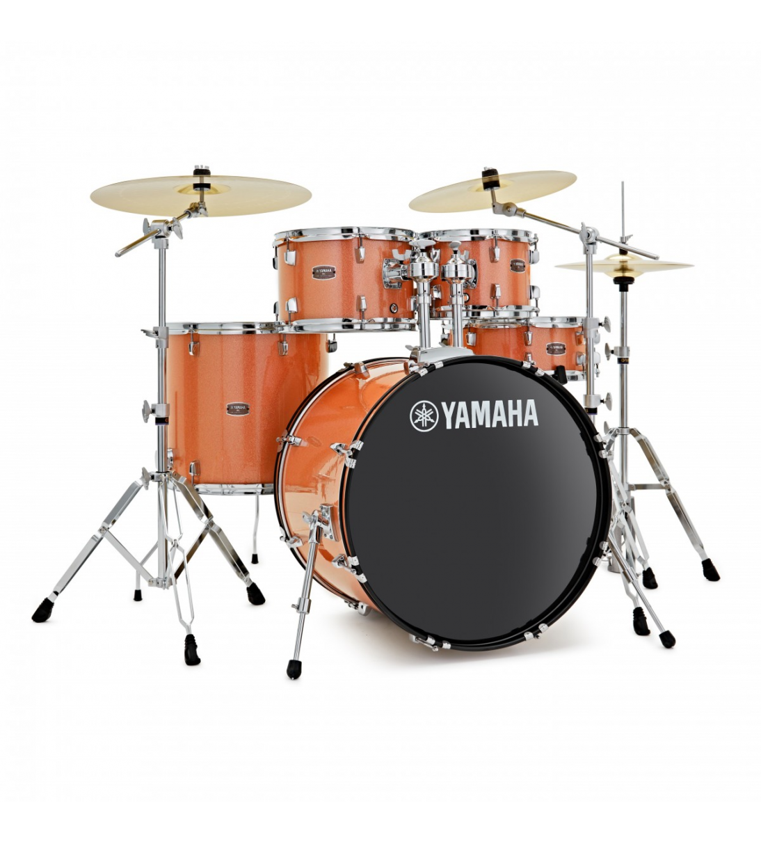 Rydeen Studio 20" Orange Glitter con Set piatti Paiste 101