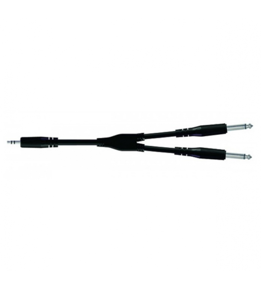 Cavo Jack Stereo 3.5mm - 2 Jack Mono 6.3mm - 1.5mt