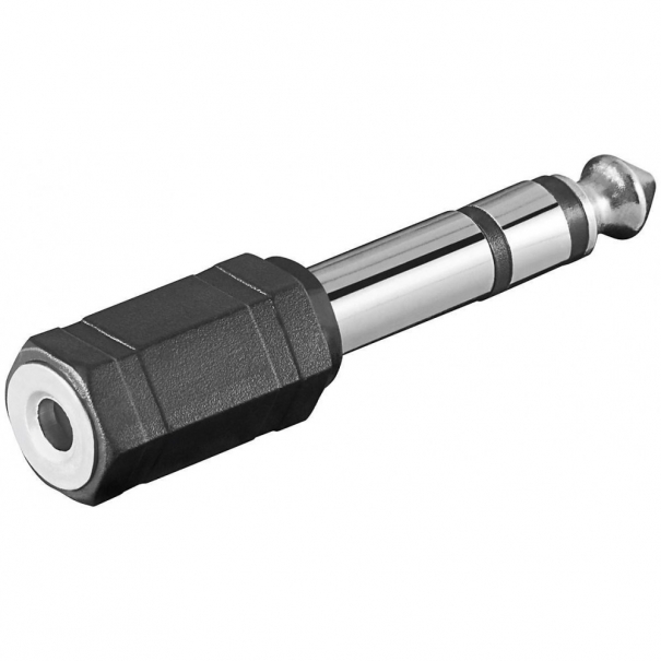 Adattatore Audio 6.3mm Maschio a 3.5mm Femmina Stereo cod.30142 [B006WB185]