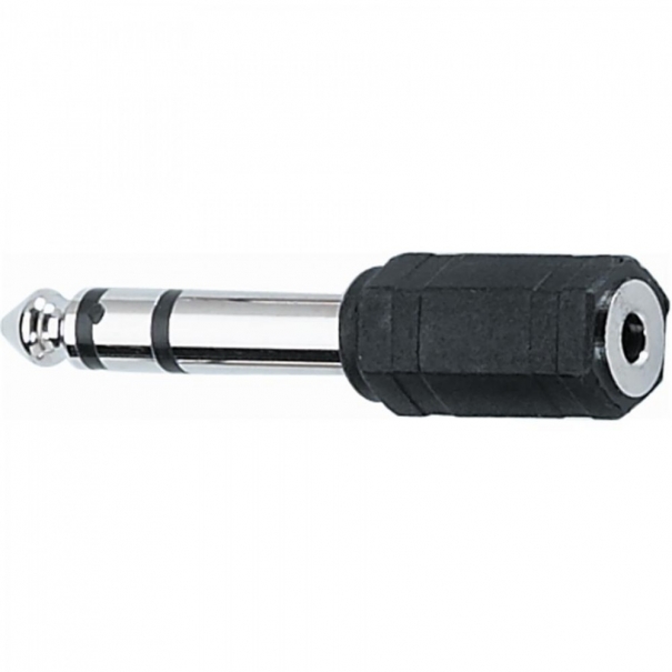 Adattatore Audio 6.3mm Maschio a 3.5mm Femmina Stereo cod.30142 [B006WB185]