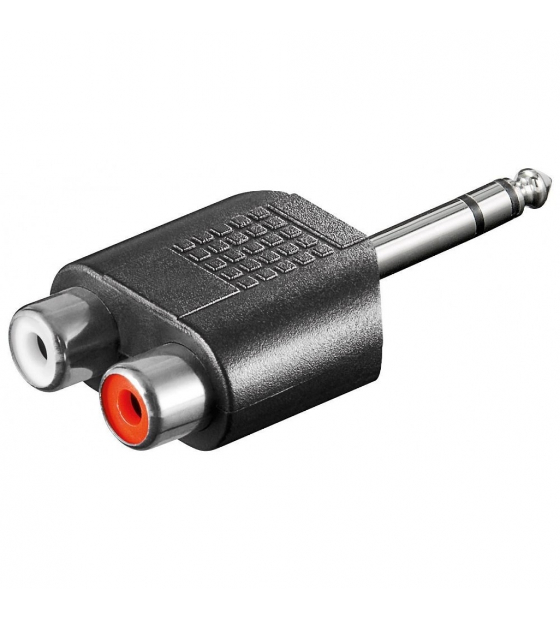 Adattatore Audio 6.3mm Maschio a 2 RCA Femmina [B006WB184]
