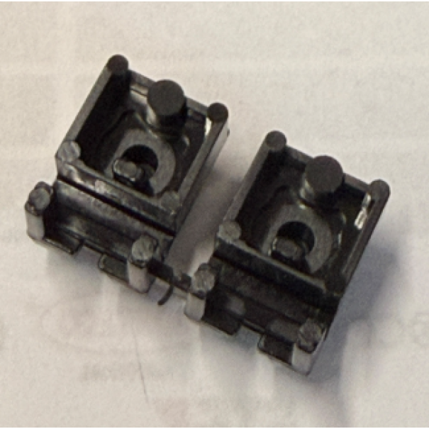 Pulsante a coppia tondo senza finestra LED, diametro,  Korg PLA0010493 (diametro 8,7mm)