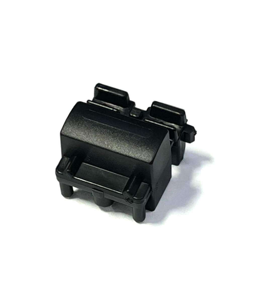 Pulsante, tasto stretto con finestrella led, korg PLA0010494  (15,4x7.1mm) 