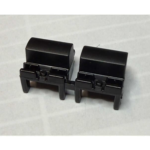 Pulsante Linea 2 componenti, stretto, senza finestra LED, (15,3x7.2mm)