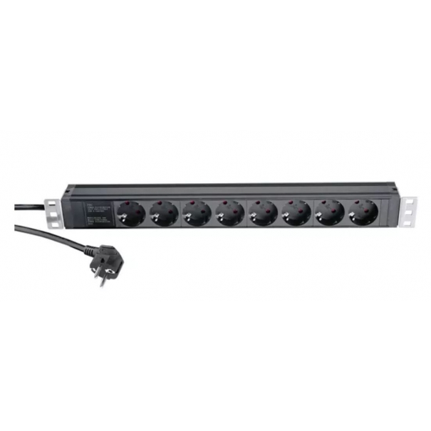 MULTIPRESA 8 INGRESSI 19" 28673 19" Power Box