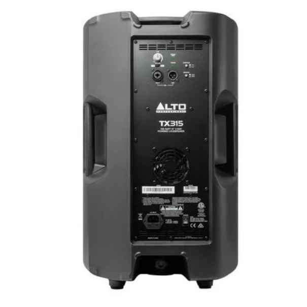 TX315 CASSA ATTIVA 15" 700W Alto TX315 è una cassa attiva a due vie con un woofer da 15" ed un tweeter a compressione con diaframma in titanio da 1". E' amplificata in Classe D con una potenza di 700 Watt di picco [B003AL663]