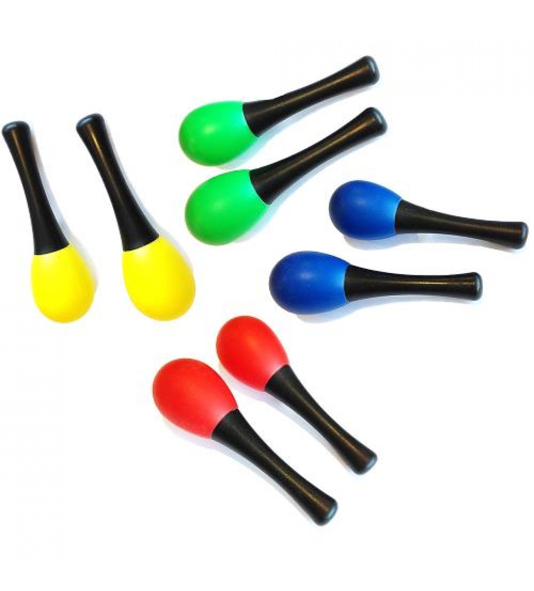 Coppia Mini Maracas in Plastica - colori assortiti