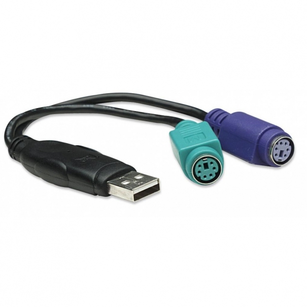Adattatore USB a doppio PS/2 [B031WB913]