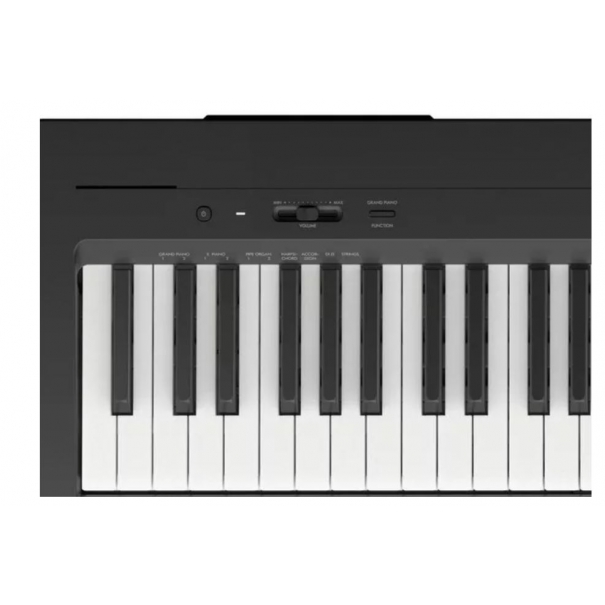 P-145 Black PIANOFORTE DIGITALE 88 TASTI PESATI NERO