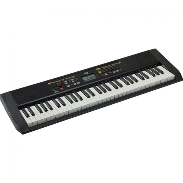 Okey 61 è la tastiera arranger 5 ottave (da C1 a C6), con tasti formato standard sensibili alla dinamica, ideale per avvicinarsi divertendosi allo studio della musica
