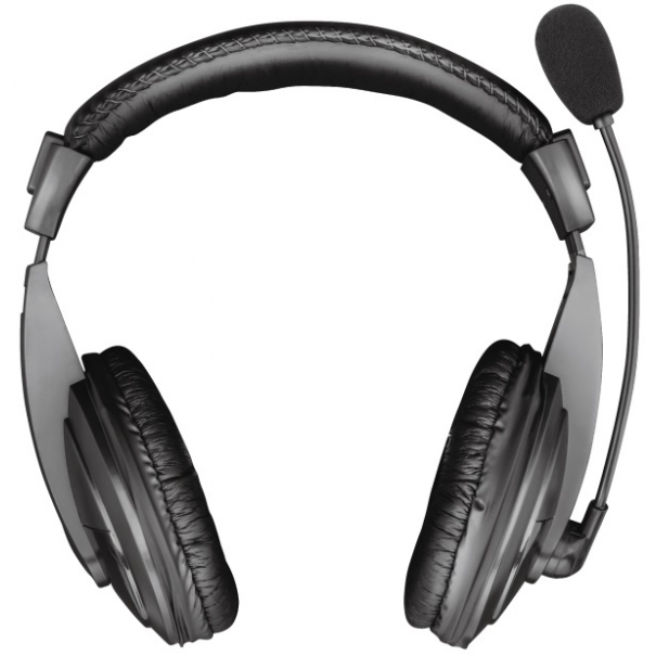 Cuffie per PC over-ear con microfono flessibile ed archetto regolabile Trust