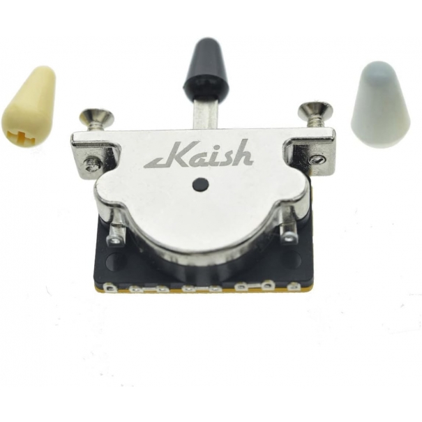 Interruttore a levetta a 3 posizioni per chitarra, per selettore pickup, per Strat-Tele, resistente, 3 punte in plastica