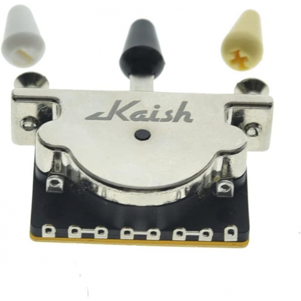 Interruttore a levetta a 3 posizioni per chitarra, per selettore pickup, per Strat-Tele, resistente, 3 punte in plastica