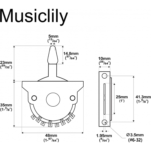 Selettore Pickup 5 Posizioni ST Blade Switch