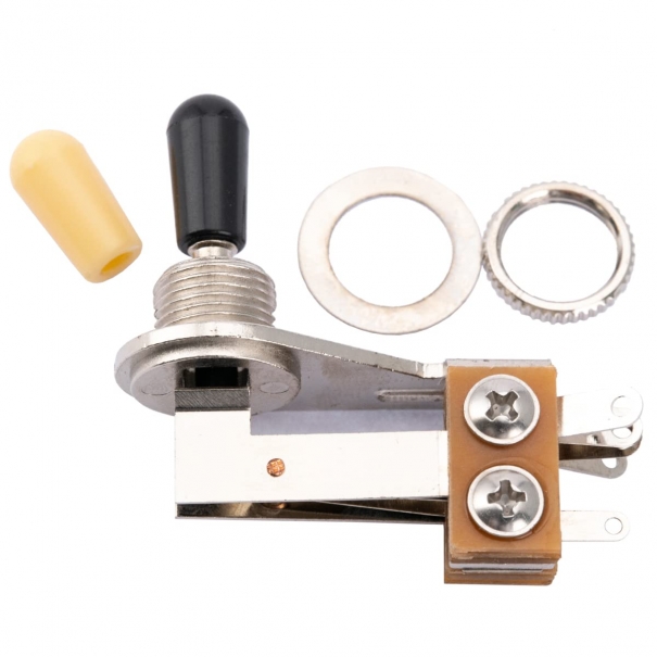 Basic Metrica Selettore a L 3 Posizioni Angolo Retto per Chitarra Elettrica Tipo USA Epiphone Les Paul