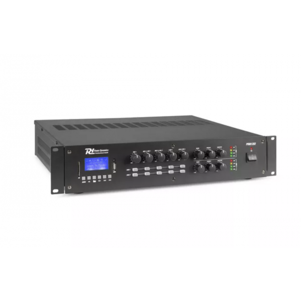 POWER DYNAMICS PRM 1202 100v 2-zone Matrix Amplifier 2x 120w