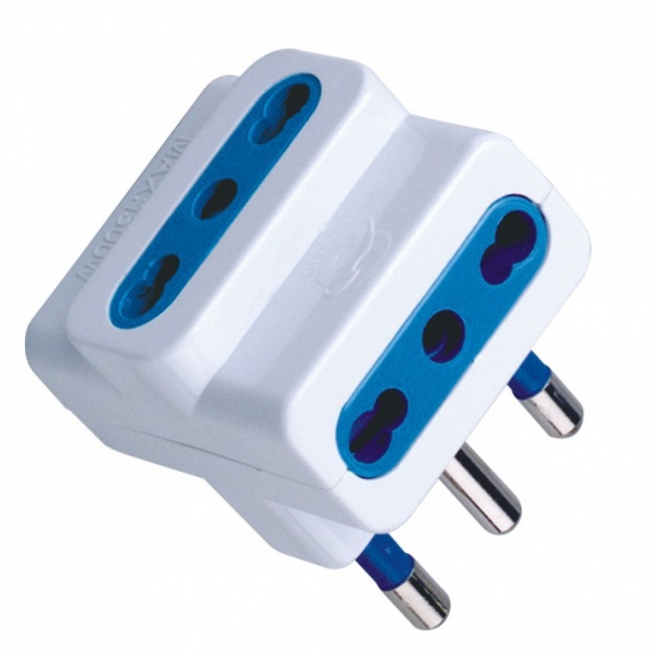 Adattatore triplo spina 16A Bianco [B006WB912]