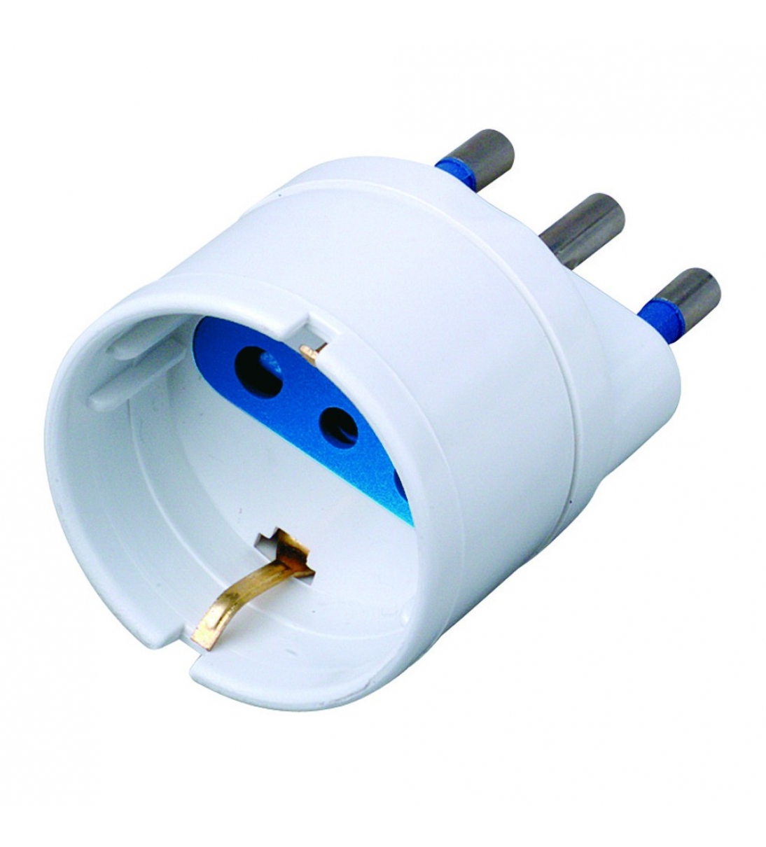 Adattatore spina 16A presa Schuko Bianco [B006WB658]