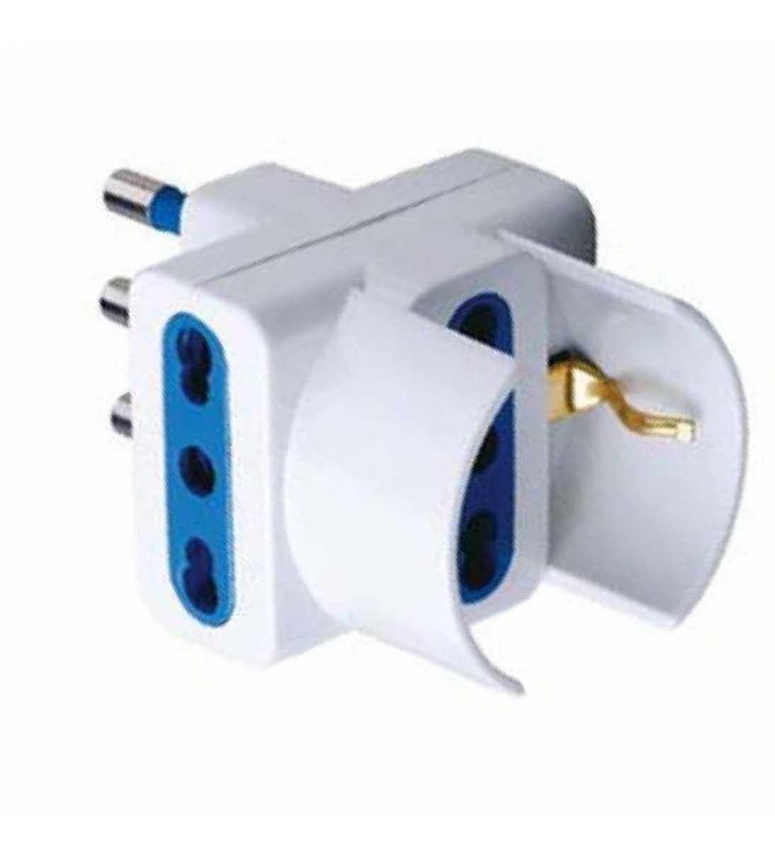 Adattatore Triplo Schuko Spina 2P+T Presa 2P+T 16A [B006WB911]