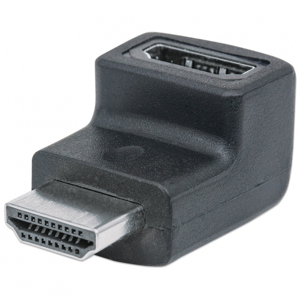 Adattatore HDMI Maschio/Femmina 90° verso il basso