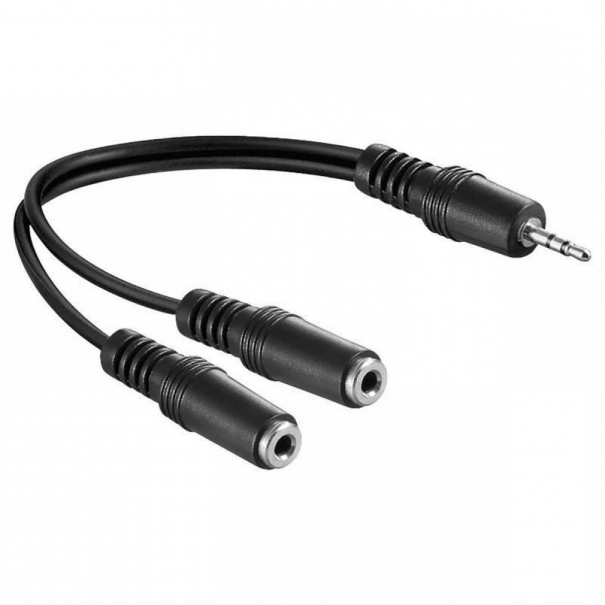 Cavo Sdoppiatore Stereo Jack 3.5mm 20cm