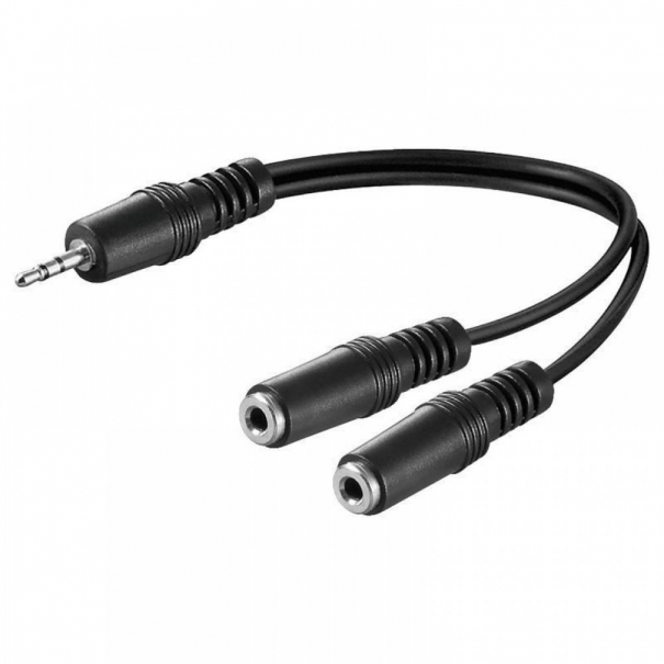 Cavo Sdoppiatore Stereo Jack 3.5mm 20cm